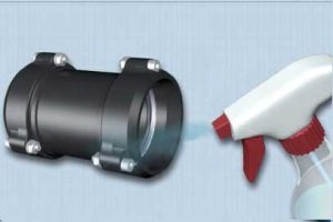 lubricate 110mm fitting