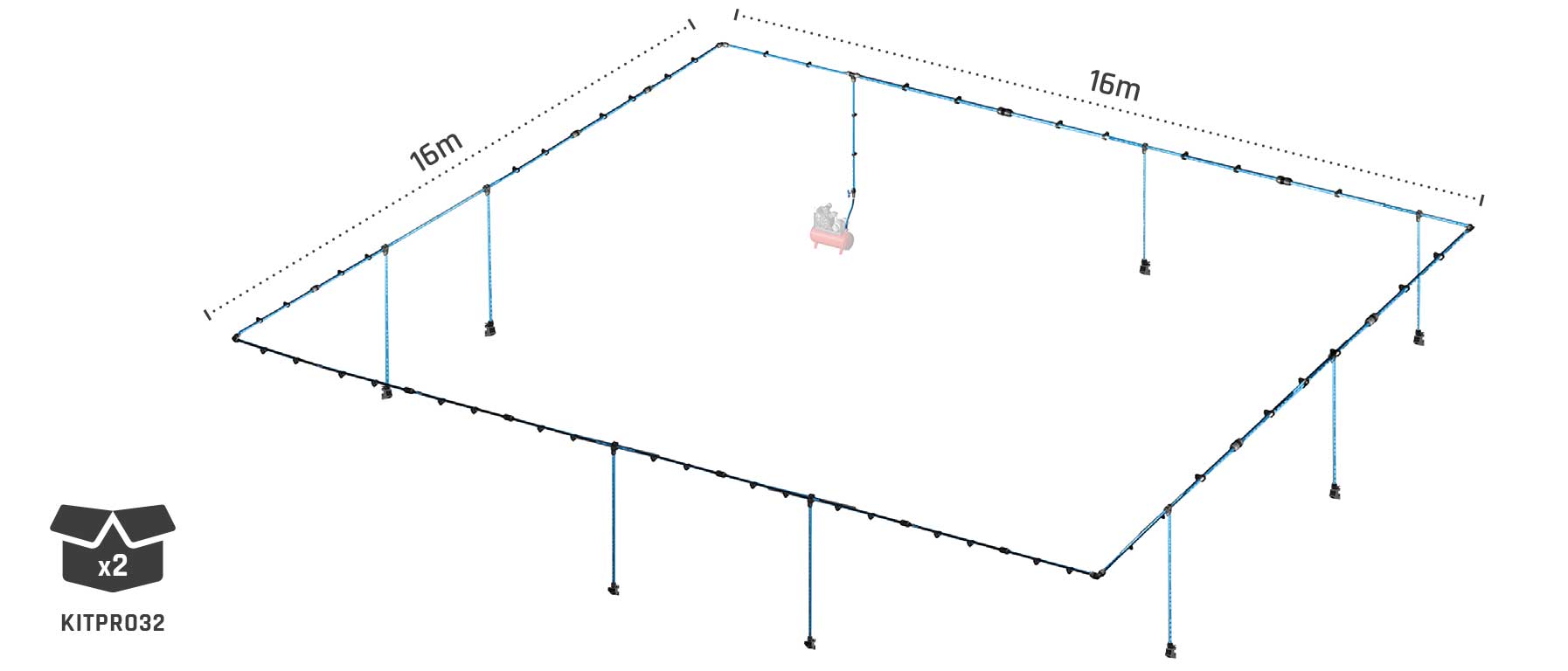 aircom loop piping kit