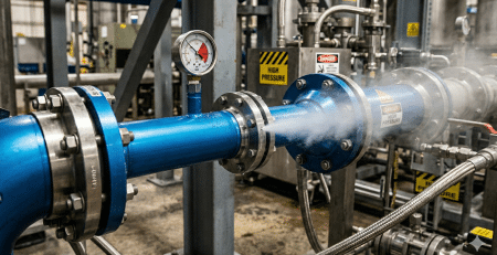 Pipe in high pressure